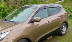 Hyundai IX-35 2010–2015 Logu vēja deflektori (4 gab., Sunplex Sport) foto 3