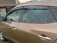 Hyundai IX-35 2010–2015 Logu vēja deflektori (4 gab., Sunplex Sport) foto 2