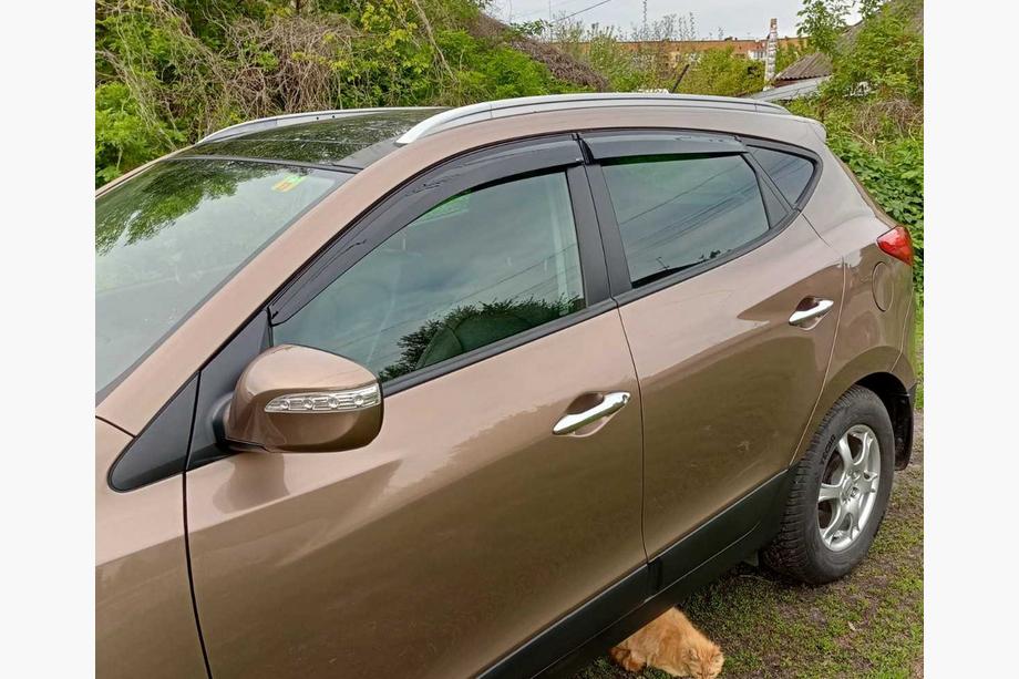 Hyundai IX-35 2010–2015 Logu vēja deflektori (4 gab., Sunplex Sport) Image