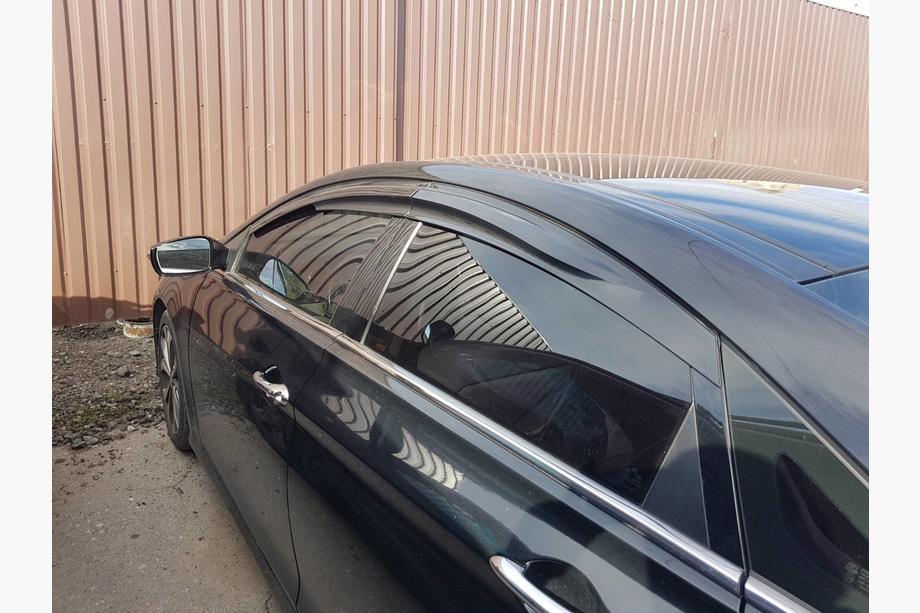 Hyundai Sonata YF 2010–2014 Logu vēja deflektori (4 gab., Sunplex Sport) Foto 1