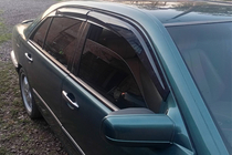 Mercedes E-class W210 1995–2002 Logu deflektori SD (4 gab., Sunplex Sport) foto 4