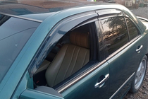 Mercedes E-class W210 1995–2002 Logu deflektori SD (4 gab., Sunplex Sport) foto 1