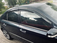 Mercedes E-class W211 2002–2009 Logu deflektori SD (4 gab., Sunplex Sport) foto 1