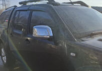 Nissan Navara 2006–2015 Logu vēja deflektori (4 gab., Sunplex Sport) foto 7