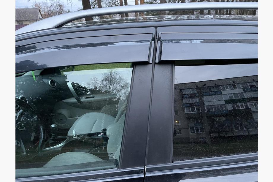 Nissan Qashqai 2007–2010 Logu vēja deflektori (4 gab., Sunplex Sport) Foto 10