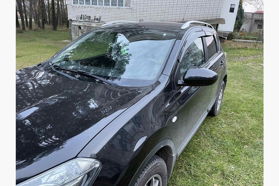 Nissan Qashqai 2007–2010 Logu vēja deflektori (4 gab., Sunplex Sport) Foto 9