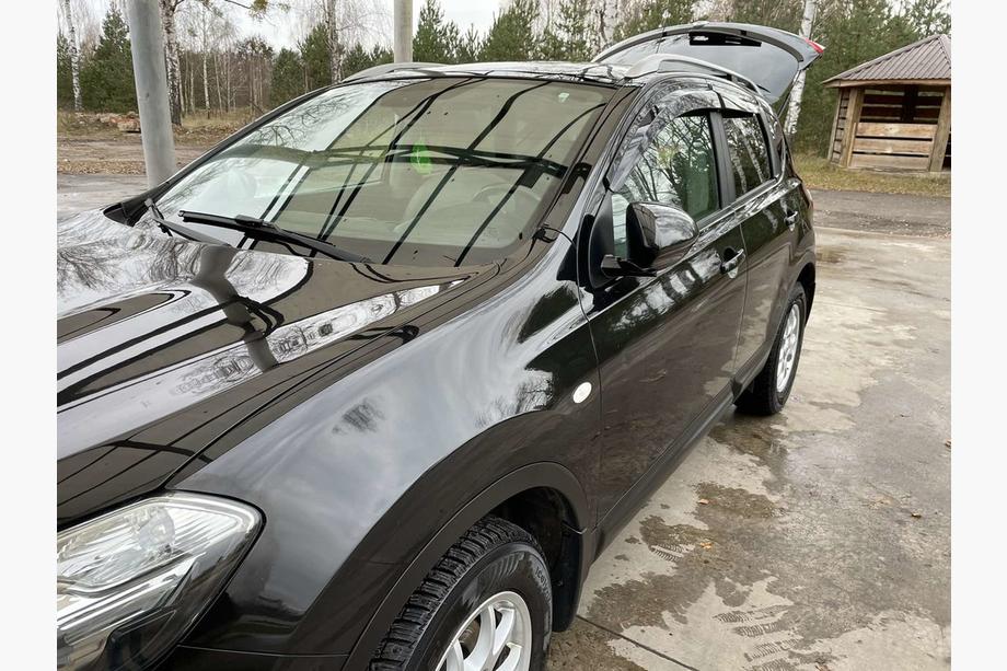 Nissan Qashqai 2007–2010 Logu vēja deflektori (4 gab., Sunplex Sport) Foto 5