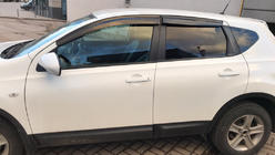 Nissan Qashqai 2010–2014 Logu vēja deflektori (4 gab., Sunplex Sport) foto 1