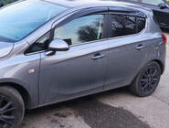 Opel Corsa E 2015–2019 Logu vēja deflektori (4 gab., Sunplex Sport) foto 1