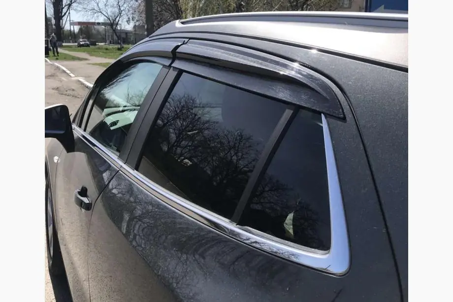 Opel Mokka 2012–2021 Logu vēja deflektori (4 gab., Sunplex Sport) Foto 2