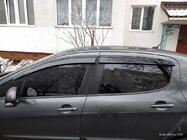 Peugeot 307 2001–2008 Logu vēja deflektori HB (4 gab., Sunplex Sport) foto 2