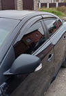 Renault Fluence 2009–2016 Logu vēja deflektori (4 gab., Sunplex Sport) foto 5