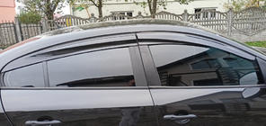 Renault Fluence 2009–2016 Logu vēja deflektori (4 gab., Sunplex Sport) foto 3