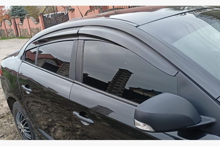 Renault Fluence 2009–2016 Logu vēja deflektori (4 gab., Sunplex Sport) Image