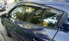 Renault Megane III 2009–2016 Logu vēja deflektori HB (4 gab., Sunplex Sport) foto 7