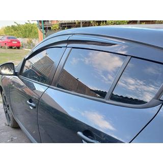 Logu vēja deflektori HB (4 gab., Sunplex Sport) Renault Megane III 2009–2016 foto 2