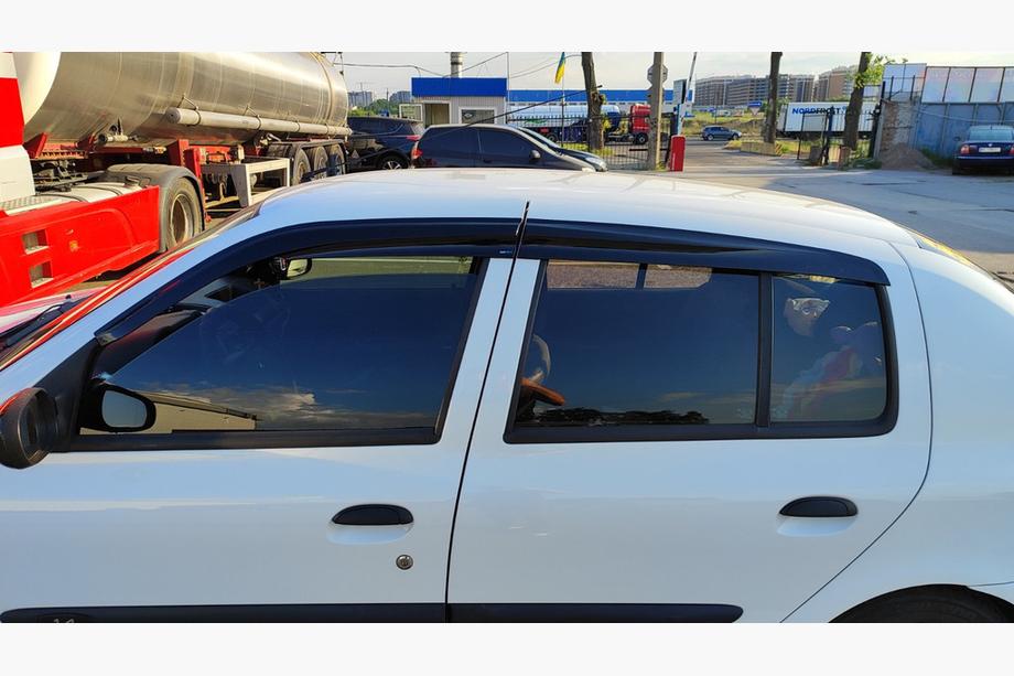 Renault Symbol 1999–2008 Logu vēja deflektori (4 gab., Sunplex Sport) Image