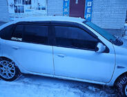 Renault Symbol 2008–2013 Logu vēja deflektori (4 gab., Sunplex Sport) foto 4
