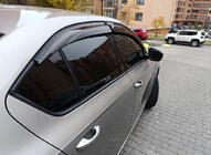 Skoda Octavia III A7 2013–2019 Logu vēja deflektori LiftBack (4 gab., Sunplex Sport) foto 4