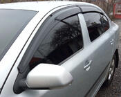 Skoda Octavia III A7 2013–2019 Logu vēja deflektori LiftBack (4 gab., Sunplex Sport) foto 5