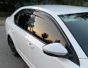 Skoda Octavia III A7 2013–2019 Logu vēja deflektori LiftBack (4 gab., Sunplex Sport) foto 1