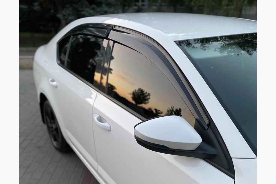 Skoda Octavia III A7 2013–2019 Logu vēja deflektori LiftBack (4 gab., Sunplex Sport) Image