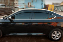 Skoda Superb 2015–2024 Logu deflektori SD (4 gab., Sunplex Sport) foto 4