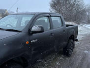 Toyota Hilux 2006–2015 Logu vēja deflektori (4 gab., Sunplex Sport) foto 7