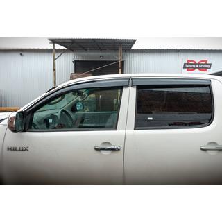 Logu vēja deflektori (4 gab., Sunplex Sport) Toyota Hilux 2006–2015 foto 3