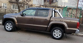 Volkswagen Amarok 2010–2022 Logu vēja deflektori (4 gab., Sunplex Sport) foto 7