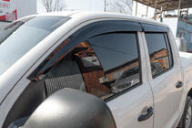 Volkswagen Amarok 2010–2022 Logu vēja deflektori (4 gab., Sunplex Sport) foto 4