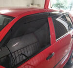 Volkswagen Golf 4 1997–2006 Logu vēja deflektori HB (4 gab., Sunplex Sport) foto 2