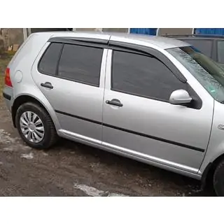 Logu vēja deflektori HB (4 gab., Sunplex Sport) Volkswagen Golf 4 1997–2006 foto 3