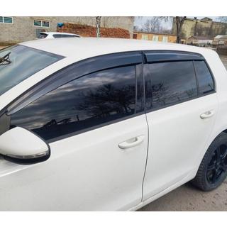 Logu vēja deflektori HB (4 gab., Sunplex Sport) Volkswagen Golf 6 2008–2014 foto 1