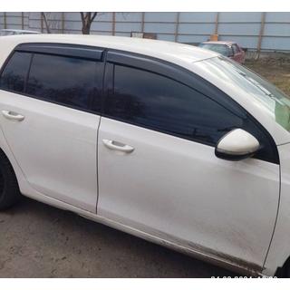 Logu vēja deflektori HB (4 gab., Sunplex Sport) Volkswagen Golf 6 2008–2014 foto 4