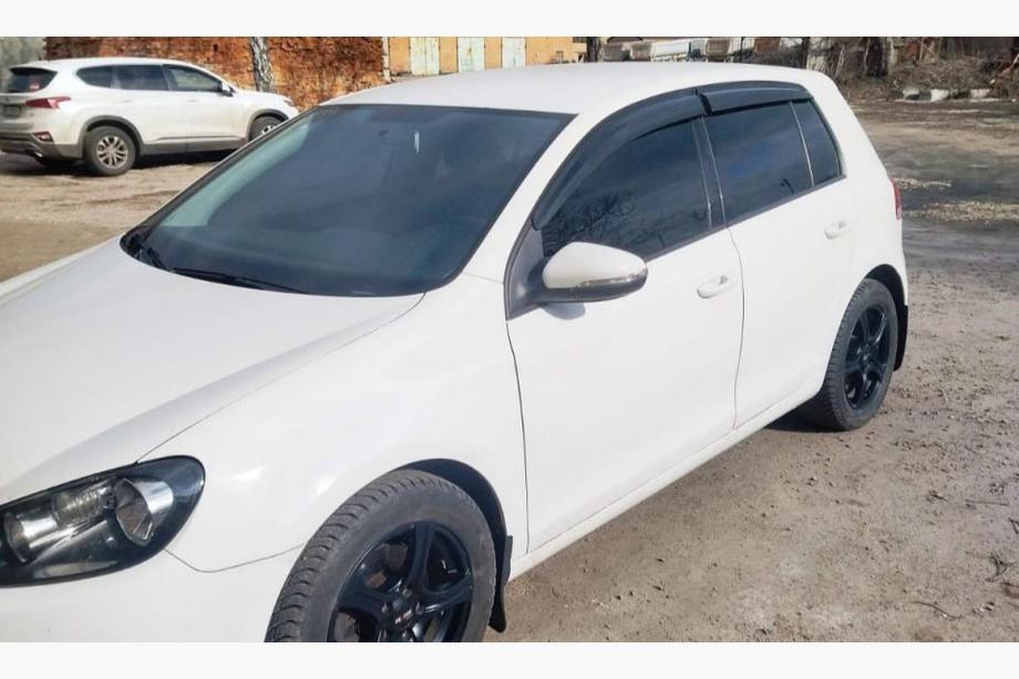 Volkswagen Golf 6 2008–2014 Logu vēja deflektori HB (4 gab., Sunplex Sport) Foto 2