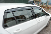 Volkswagen Golf 7/E-Golf 2012–2020 Logu vēja deflektori HB (4 gab., Sunplex Sport) foto 2