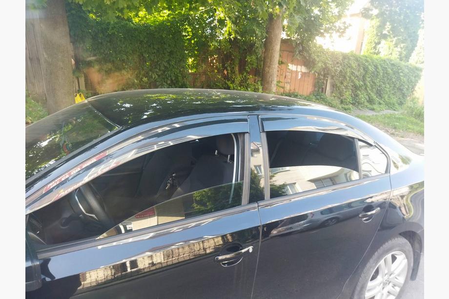 Volkswagen Jetta 2011–2018 Logu vēja deflektori (4 gab., Sunplex Sport) Image