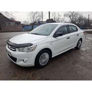 Logu vēja deflektori ar hromētu moldingu (4 gab., Sunplex Chrome) Citroen C-Elysee 2013–2022 foto 4