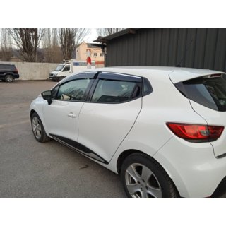 Logu vēja deflektori ar hromētu moldingu (4 gab., Sunplex Chrome) foto 4