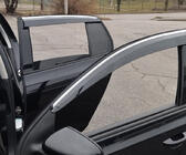 Volkswagen Golf 5 2003–2009 Logu vēja deflektori ar hromētu moldingu (4 gab., Sunplex Chrome) foto 9