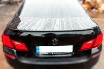 BMW 5. sērija F10/F11 2010–2016 LIP spoileris Sunplex (F10, melns) foto 16