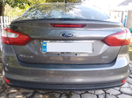 Ford Focus III 2011–2017 Sedan LIP spoileris (Sunplex, melns) (107,2 cm x 5,5 cm) foto 8