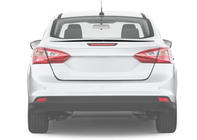 Ford Focus III 2011–2017 Sedan LIP spoileris (Sunplex, melns) (107,2 cm x 5,5 cm) foto 5