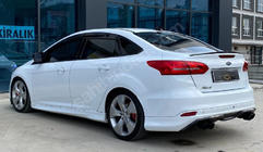 Ford Focus III 2011–2017 Sedan LIP spoileris (Sunplex, melns) (107,2 cm x 5,5 cm) foto 1