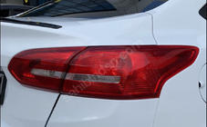 Ford Focus III 2011–2017 Sedan LIP spoileris (Sunplex, melns) (107,2 cm x 5,5 cm) foto 3