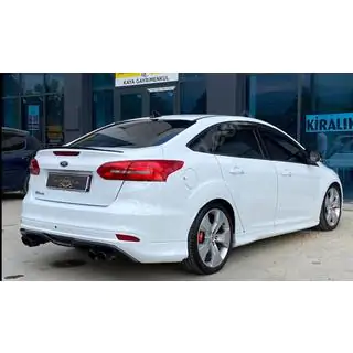 Sedan LIP spoileris (Sunplex, melns) (107,2 cm x 5,5 cm) foto 2