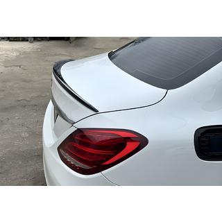 LIP spoilers (Sunplex, melns) (125,9 cm x 6 cm) Mercedes C-сlass W205 2014–2021 foto 1