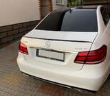 Mercedes E-class W212 2009–2016 LIP spoileris (Sunplex, melns) (130,5 cm x 5,8 cm) foto 2