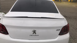 Peugeot 301 2012– Lūpas spoileris (Sunplex, melns) (118,5 cm x 5,5 cm) foto 5